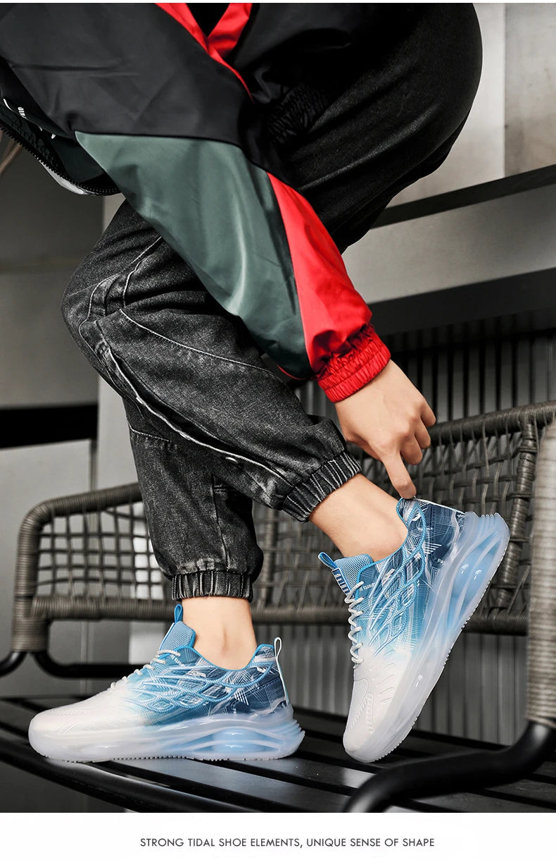 Men Running Shoes Comfortable Sport Shoes Men Lightweight Walking Shoes Men Sneakers Breathable Zapatillas Flats Jogging Shoes