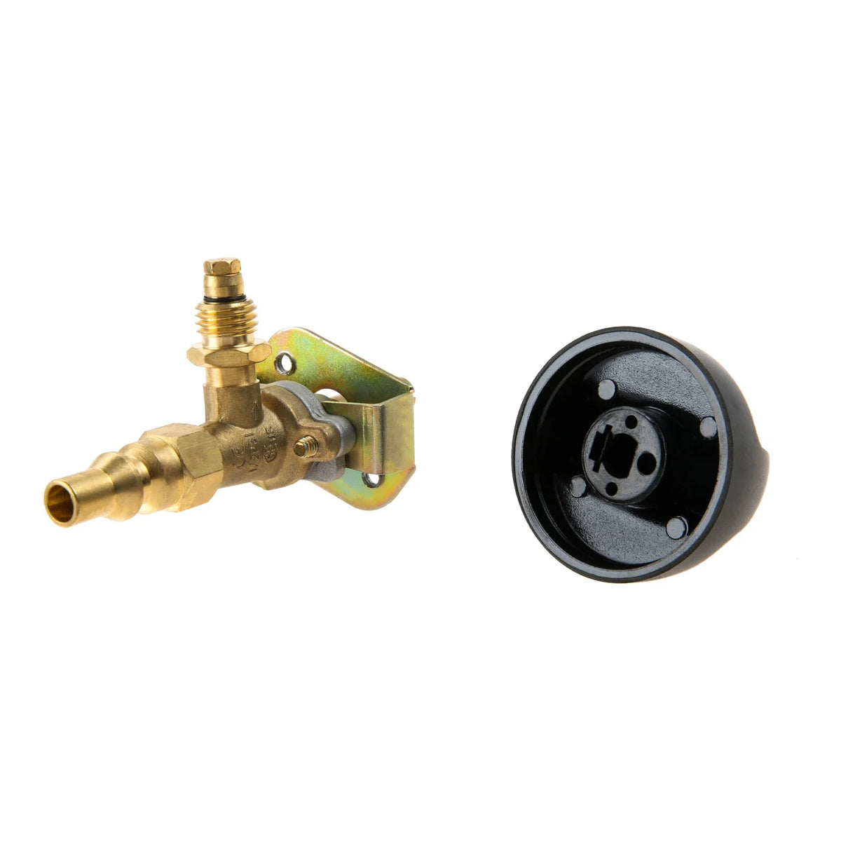 Grill Control Valve with M12x1.5 Thread and 1/4" Quick Disconnect Plug Fit for Olympian 5500 and 5100 and Weber 200 Gas Grill