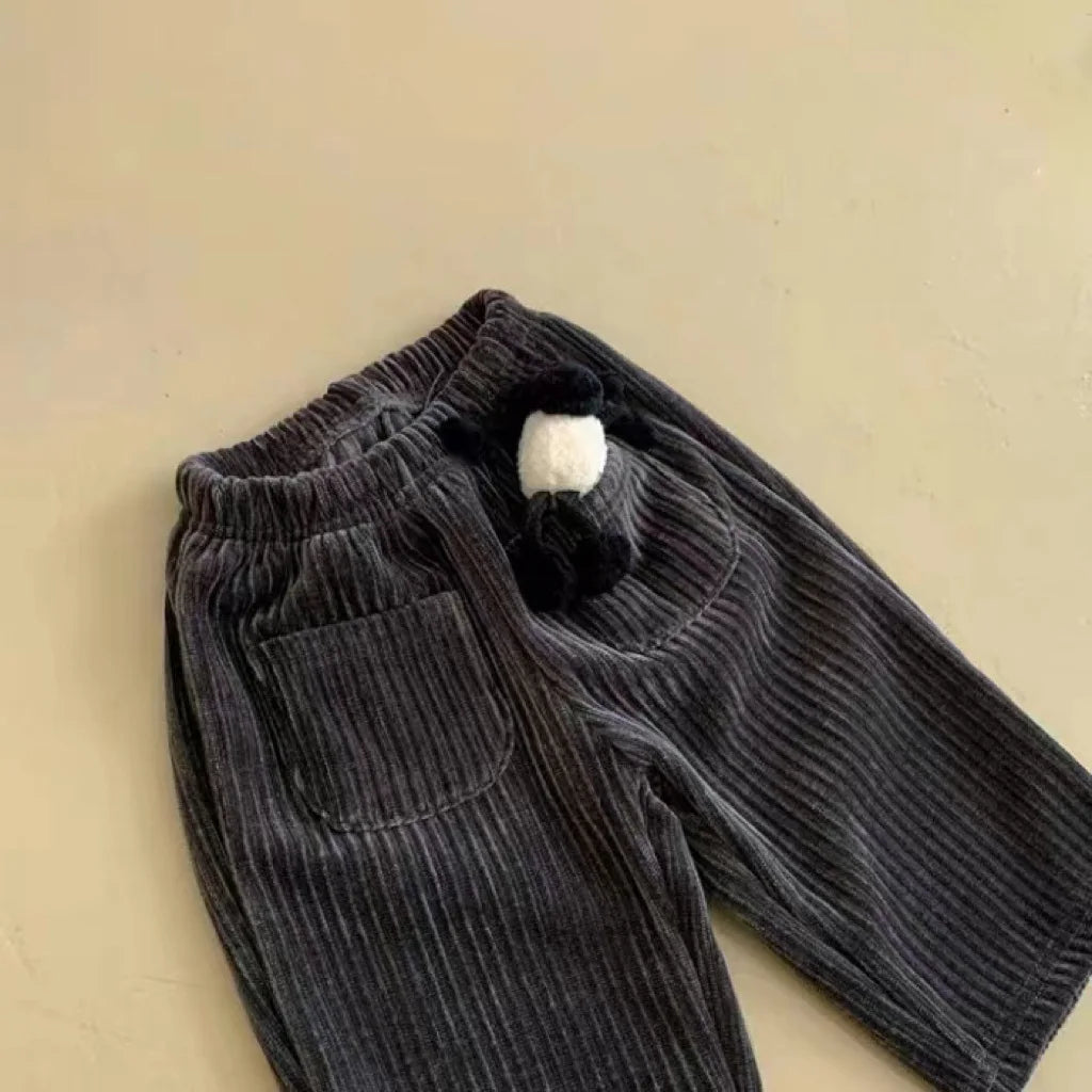 Baby Corduroy Harem Pants Autumn Winter Thicken Casual Pants Infant Toddler Solid Loose Pants Boy Girls Fashion Trousers