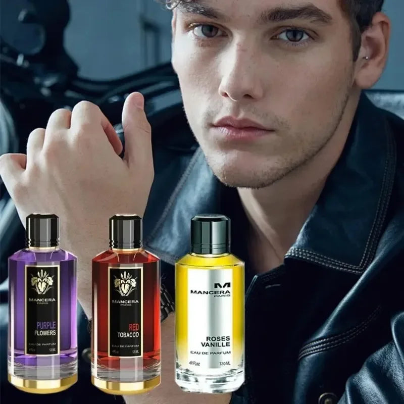 Mancera Tobacco Fragrance for Men 120ml Eau de Parfum Strong Long Lasting Perfume with Oud & Amber Luxury Woody Spicy Scent