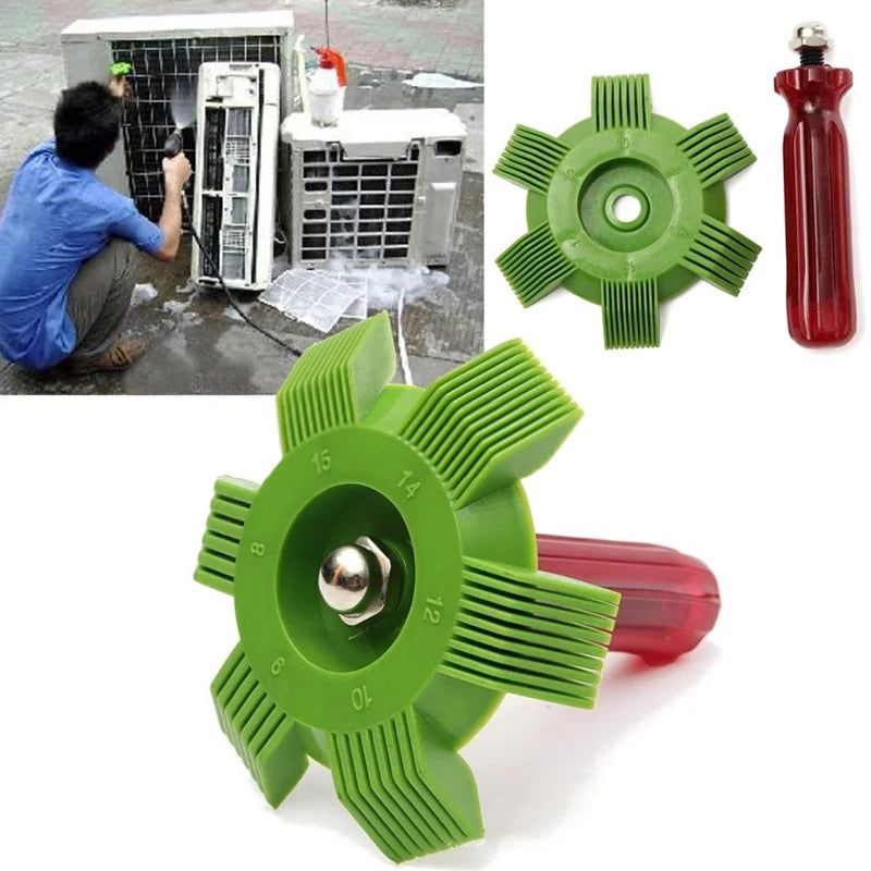 1PC Air Conditioner Fin Repair Comb Cooler Condenser Compact Refrigeration Tool Radiator Fin Comb Rake Cleaner Tool