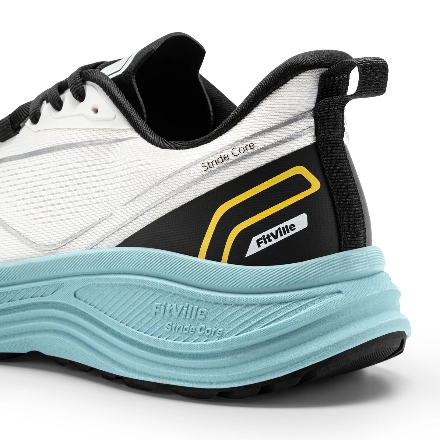 Fittington Walking Shoes For Men Extra Wide Cushioned Running Shoes Tennis Soft Shoes Arch Support for Plantar Fasciitis Relief
