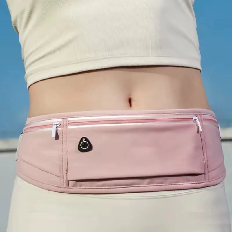 Running Waist Bag Sports Belt Pouch Mobile Phone Bag Men Women Waist Pack Lightweight Gym Sports Bag Waist Pack Adjustable Strap