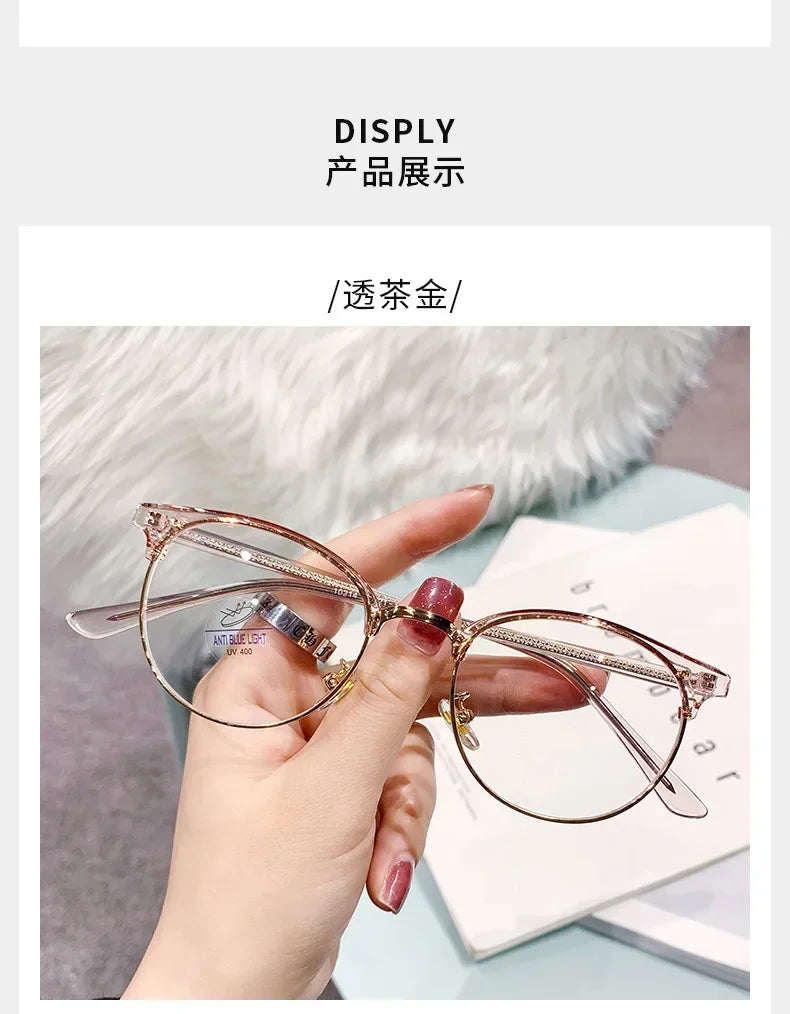 Progressive Multifocal Glasses Near and Far Reading Glasses Intelligent Progressive Multifocal Lenses Cat Eye Glasses Women