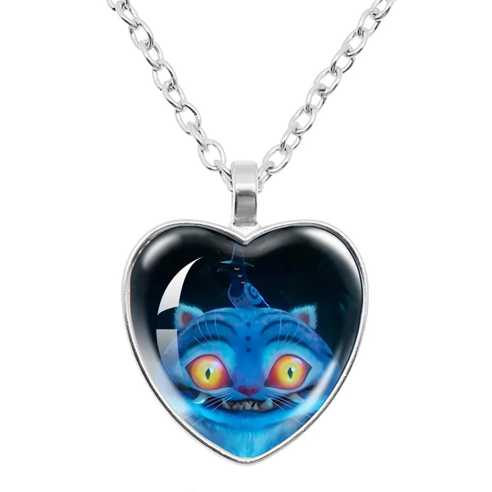 KPop Devil Hunter Girl Necklace Children's Cartoon Charm Pendant Fashion Jewelry Accessory - Perfect Gift
