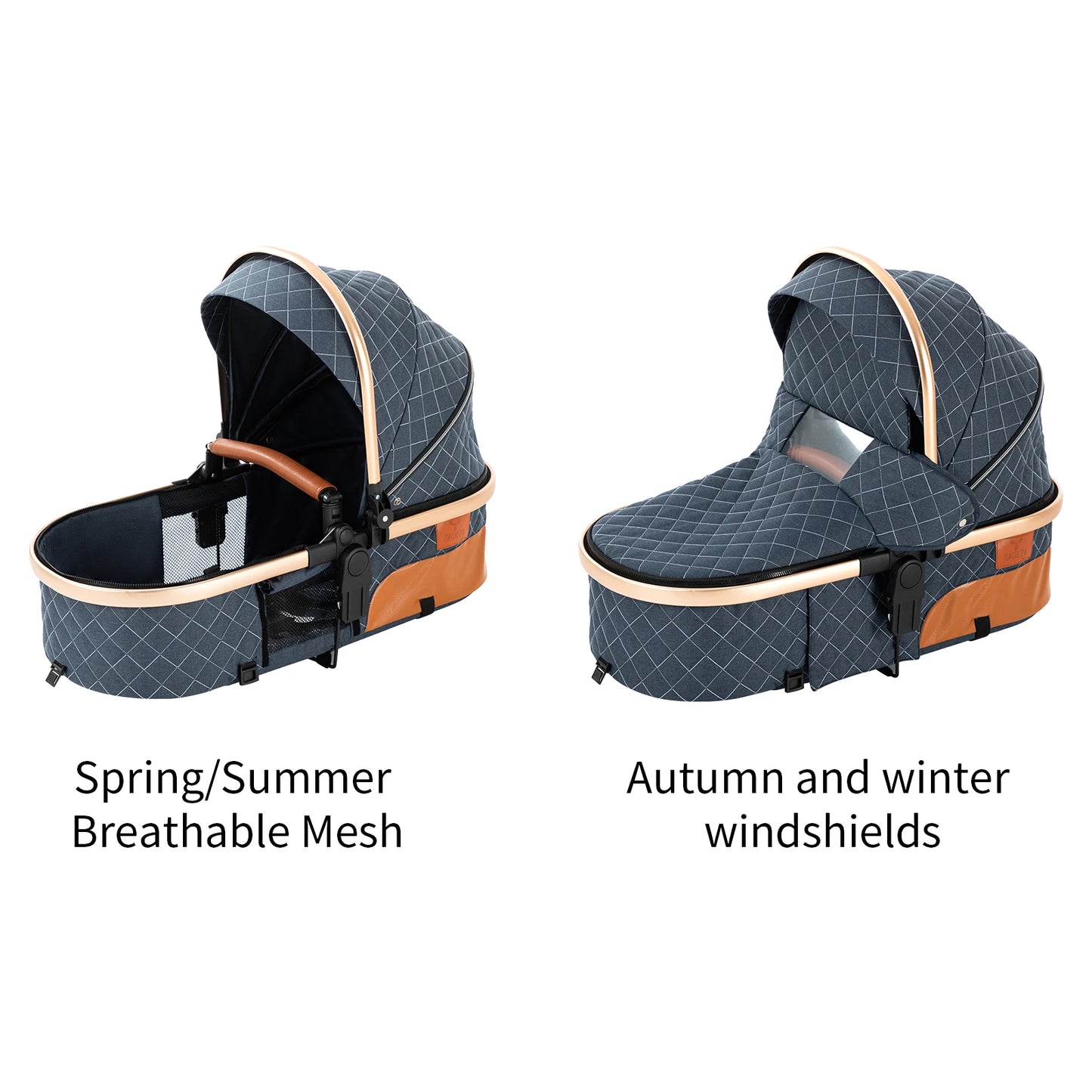 Baby stroller 3 in 1 for newborn Lightweight baby stroller cars for child car seat compact baby stroller foldable baby stroller