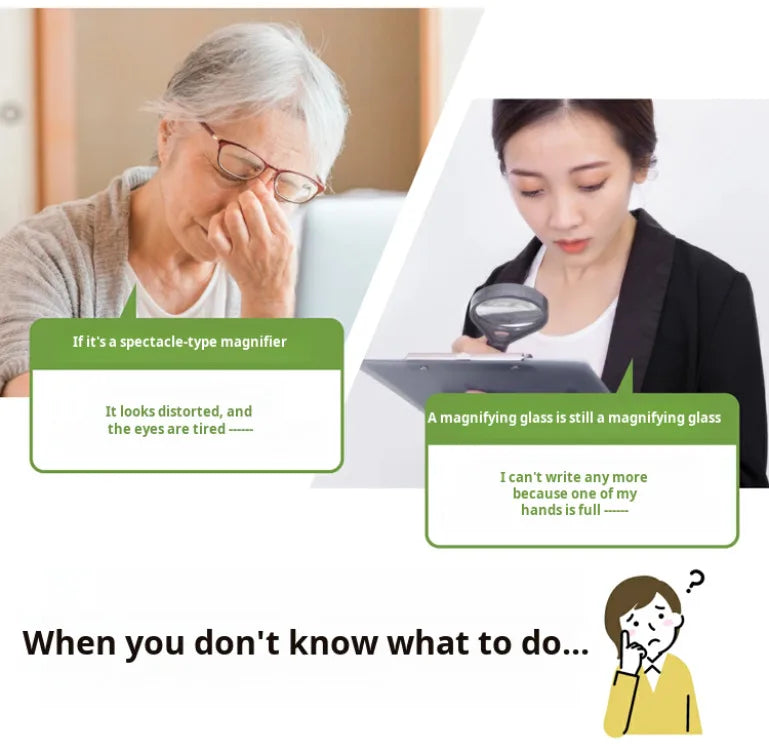 1/2PCS Smart Zoom Reading Glasses Ultra Clear Presbyopia Glasses Lightweight Anti-Blue Anti-Fatigue Auto Zoom Magnifier