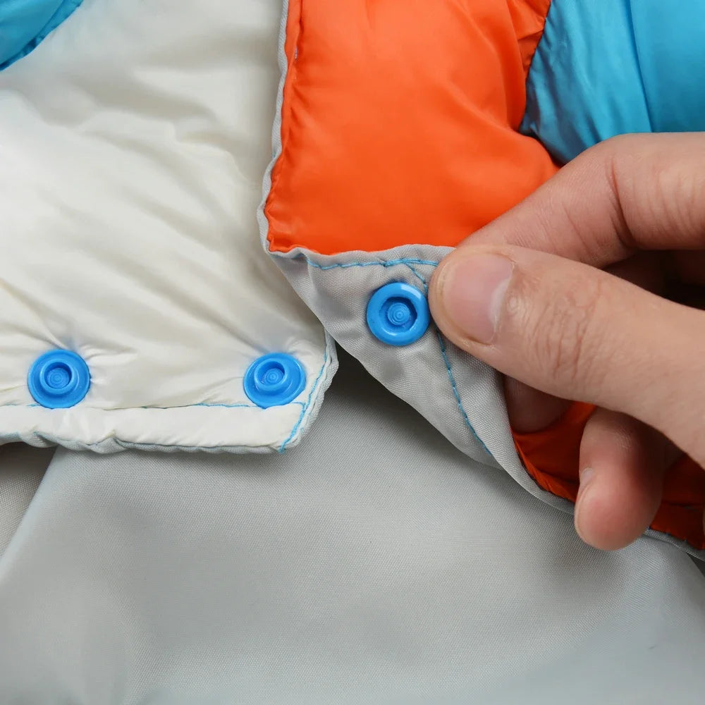 Waterproof Pet Dog Jacket Coat For Small Medium Dogs Cats Winter Windproof Puppy Clothes with Leash Hole Chihuahua Pug Costume