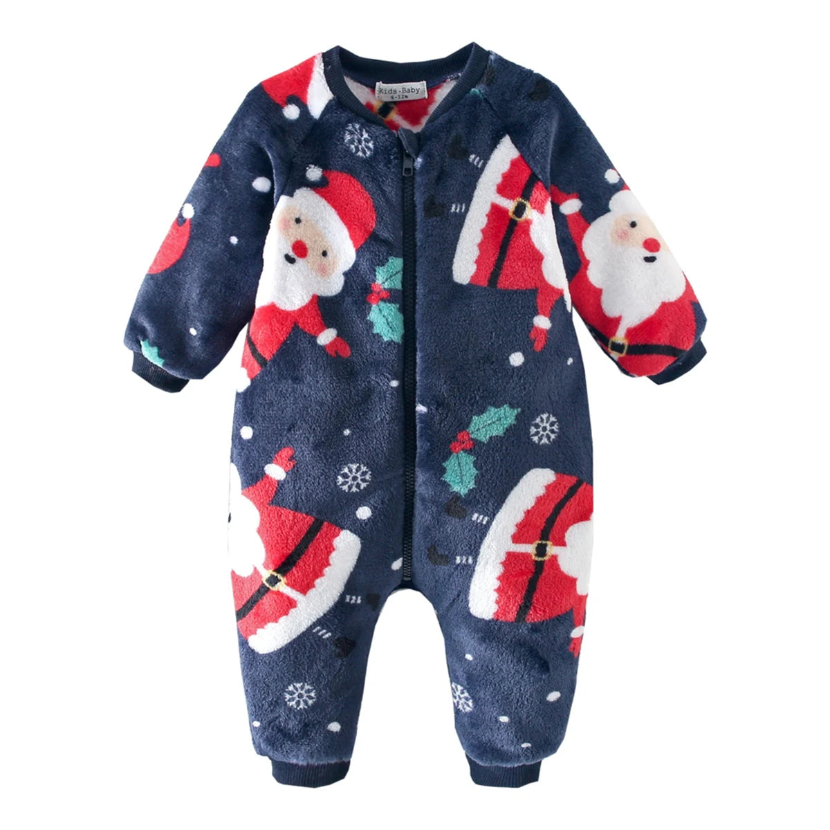 Toddler Christmas Winter Jumpsuits  Fleece Thickened Rompers Infants Baby Clothing Warm Cozy