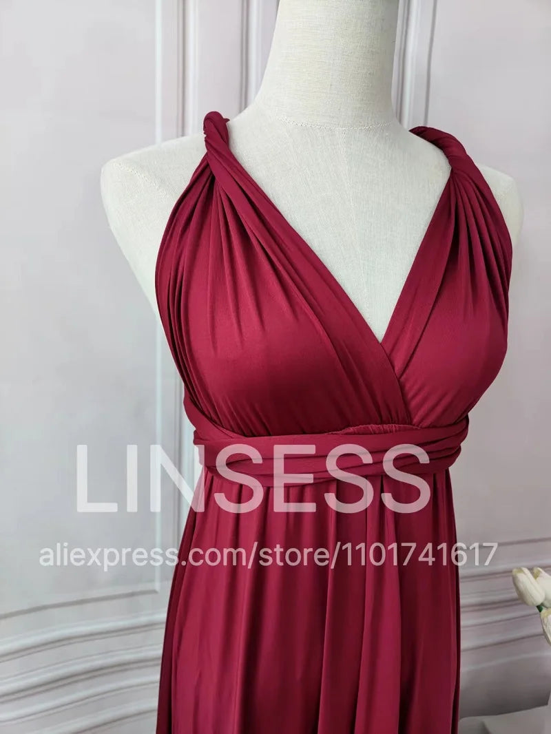 Multiway Maxi Dress Bridesmaid Dress Infinity Cocktail Dress Floor Length Bridesmaid Dress Maxi Dress for Bridesmaid Gifts