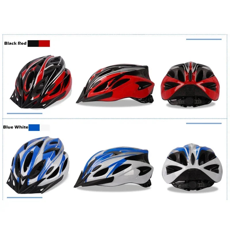 Cycling Safety Helmet Man Women Road Mountain Bike Helmet Outdoor Bicycle Skateboard Scooter Integrally-Molded Ultralight Helmet