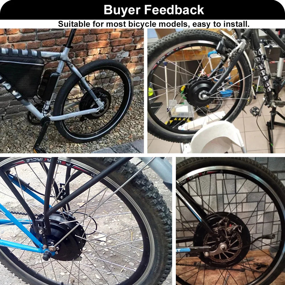 250W 350W 500W High Spedd Ebike Hub Motor & Assembled Wheel 20-29Inch 700C Tyre Electric Bicycle  Rotary Cassette Ebike Kit