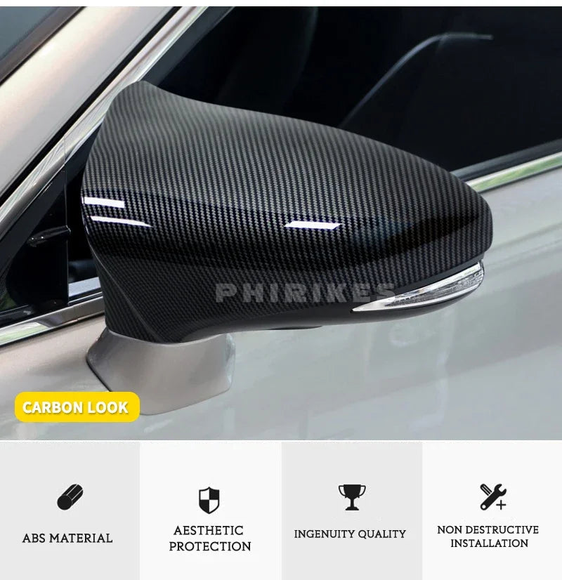 Applicable for Lexus IS200 IS250 IS300 IS350 2014-2020 models Carbon Fiber Side Mirror Covers 8794A30E00A0 8791A30D10A0
