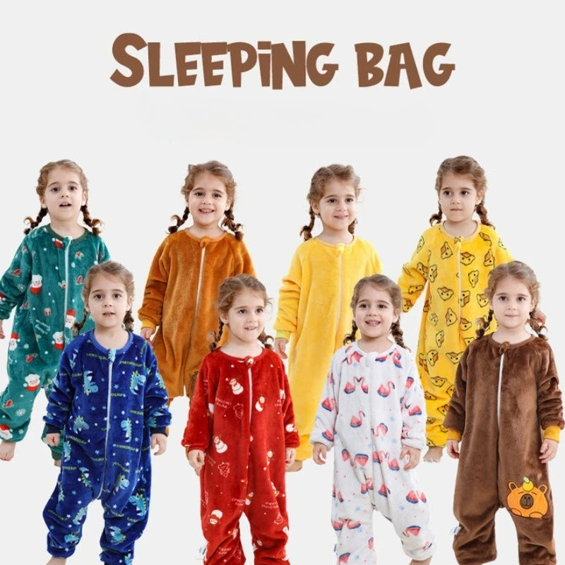 Kids Animal Dinosaur Kigurumi Costume Cosplay Cartoon Jumpsuit for Children Halloween Christmas Girls Boys Hooded Pajamas Onesie
