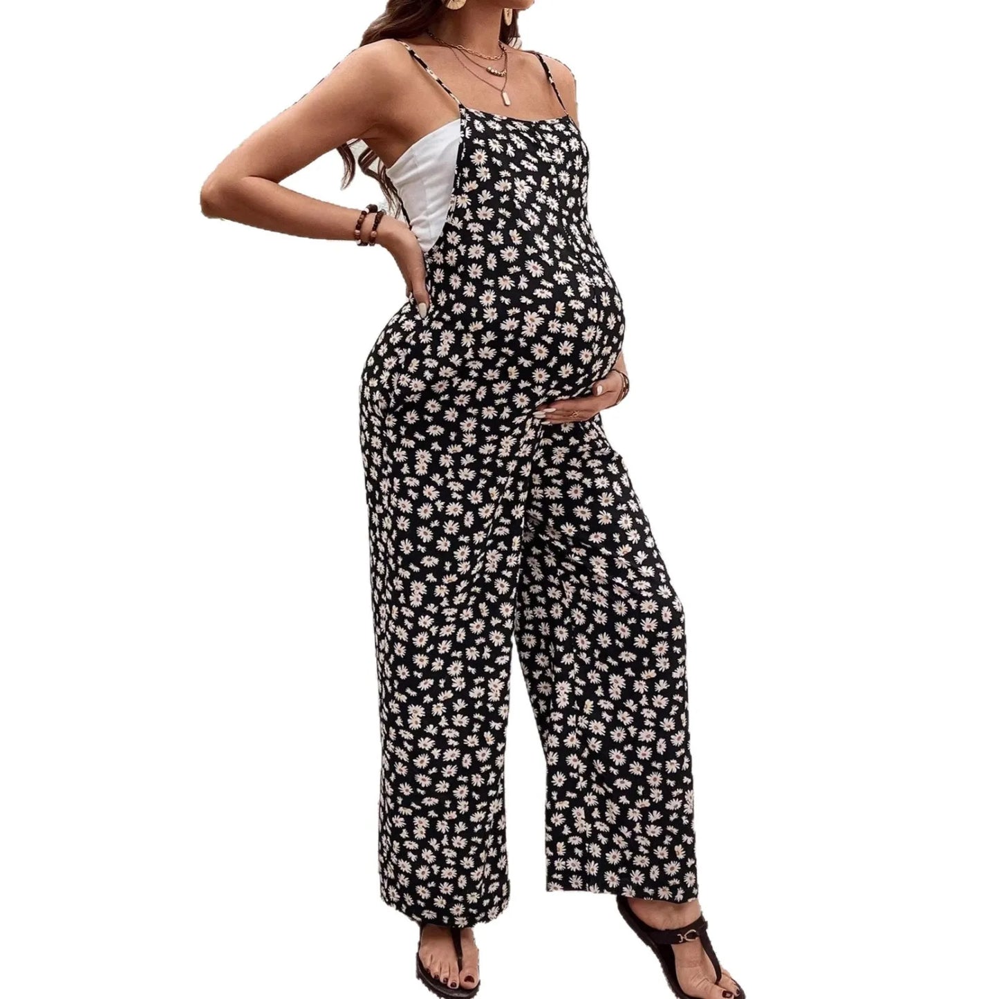 Clothes for Pregnant Women Printed Bohemian Style Pregnant Baby Carrier Pants Spring Summer Maternity Clothing Pregnancy Pants