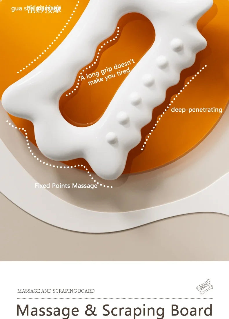 2024 Resin Gua Sha Stone – Facial & Body Massage Tool, Anti-Static Skin Care Scraper for Women