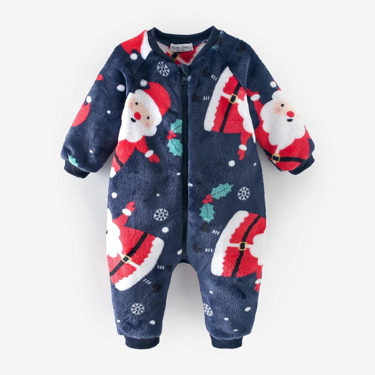 Toddler Christmas Winter Jumpsuits  Fleece Thickened Rompers Infants Baby Clothing Warm Cozy