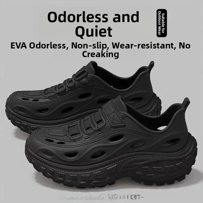 Outdoor Water Shoes Unisex Breathable EVA Clog Summer Sandals Men's Wearable Hiking Shoes Couples Casual round Toe Thongs