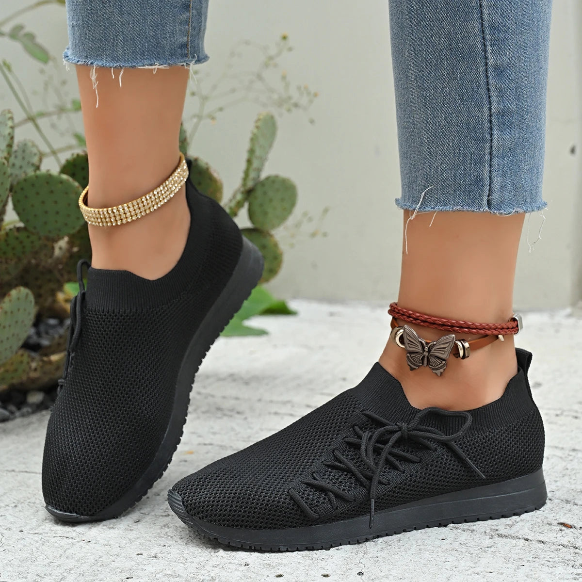 Women Casual Shoes Fashion Breathable Walking Mesh Flat Shoes Woman White Sneakers Women 2024 Tenis Feminino Female Shoes