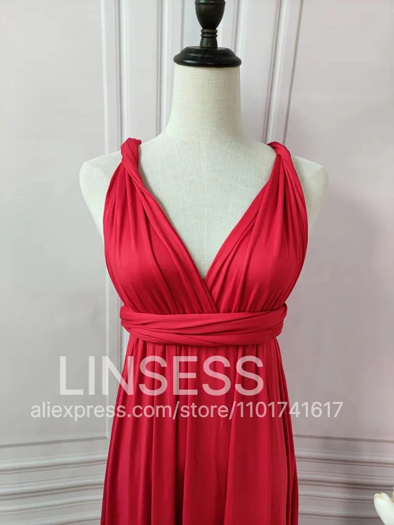 Multiway Maxi Dress Bridesmaid Dress Infinity Cocktail Dress Floor Length Bridesmaid Dress Maxi Dress for Bridesmaid Gifts