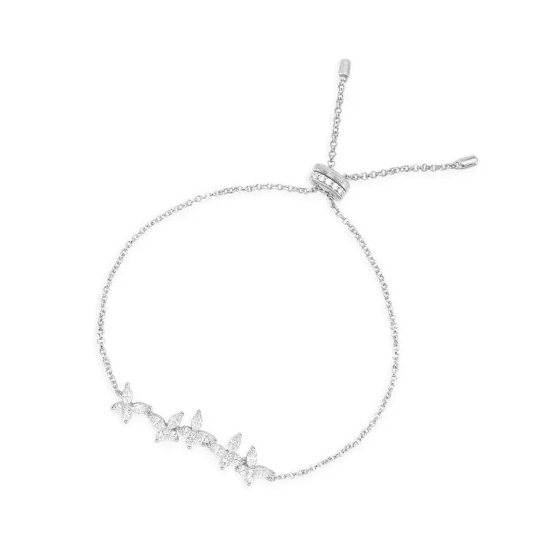 LI KI 925 Sterling Silver 2022 New Butterfly Earrings  Beautiful Fashion Jewelry Free Delivery Valentine'S Day Gift
