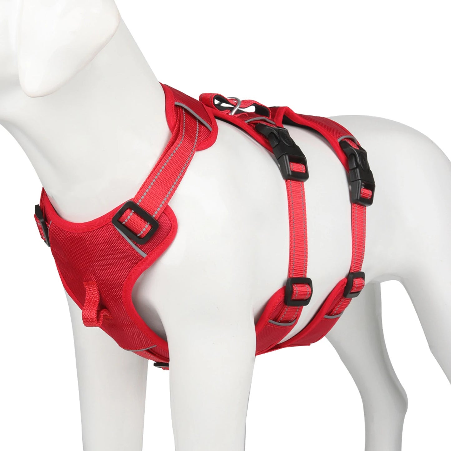 Dog Harness No Pull Dog Harness Adjustable Highly Reflective at Night Pet Chest Harness Easy Control Medium Large Dog Harness