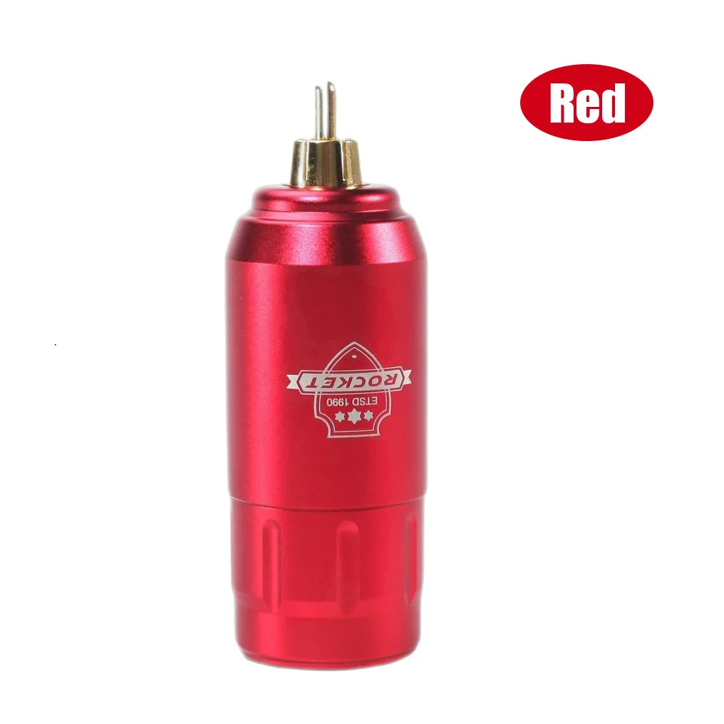 Professional Mini Rocket Wireless Tattoo Power Supply RCA Interface Chargeable Rotary Tattoo Pen Battery Tattoo Machine Supplies