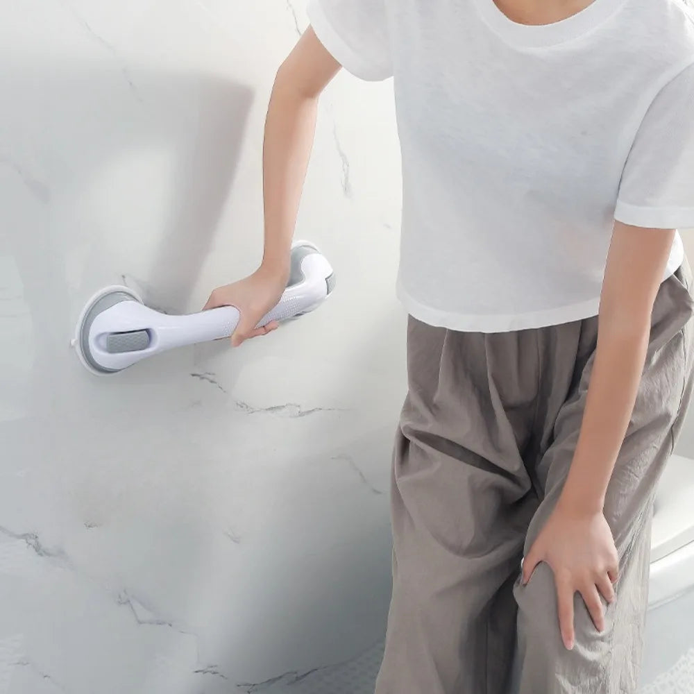 Heavy Duty Suction Grab Bar Shower Bathroom Safety Handle Anti-Slip Grip Elderly Assist Balance Bar Handicap Bathing Tools