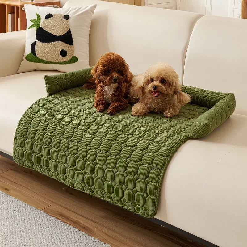 1PC Winter Warm Dog Bed Mats Super Soft  Plush Pet Blanket Pad Mat for Small Dogs Plush Neck Pillow Cat Nest Travel & Indoor