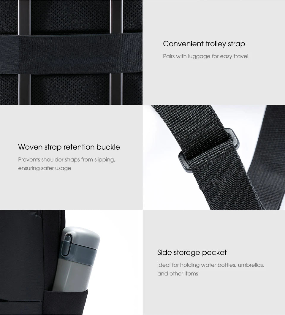NEW Original Xiaomi Classic Business Backpack 2 Fashion Laptop Bag for Men and Women Travel Large Capacity Backpack