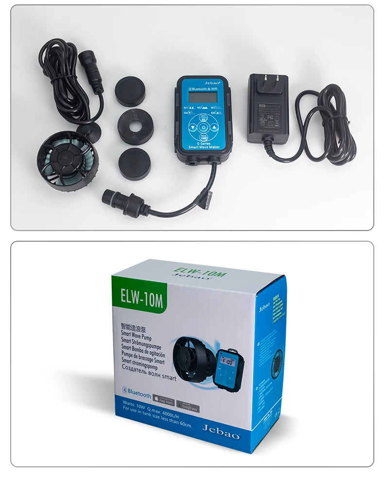 Jebao jecod fish tank wave pump ELW coral cylinder aquarium intelligent WIFI wave pump oxygen-enhancing bottom blower