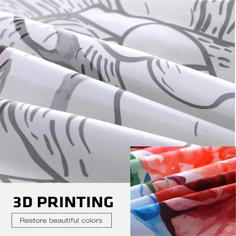 3D Exquisite Cartoon Print Duvet Cover My Neighbor T-Totoro Bedding Set Comforter Bed Youth Home Decor Kids Boys Girls Gift