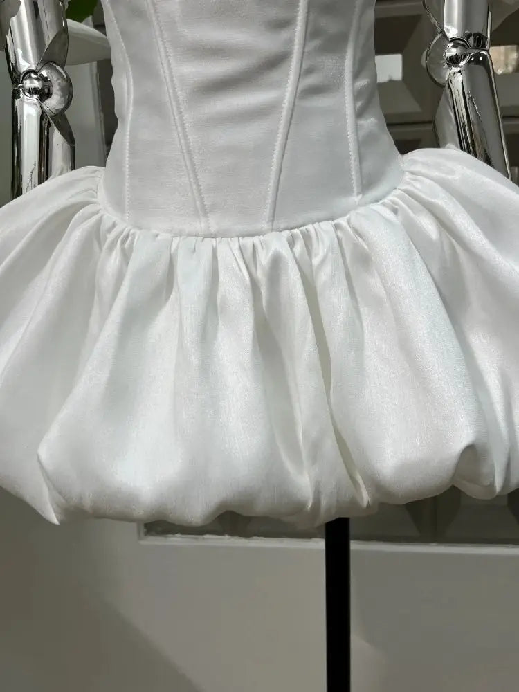 Luxury Women's Summer Nightclub Party Dresses Sexy Off Shoulder A Line Ball Gowns Elegant Birthday Cocktail Dress With Shorts