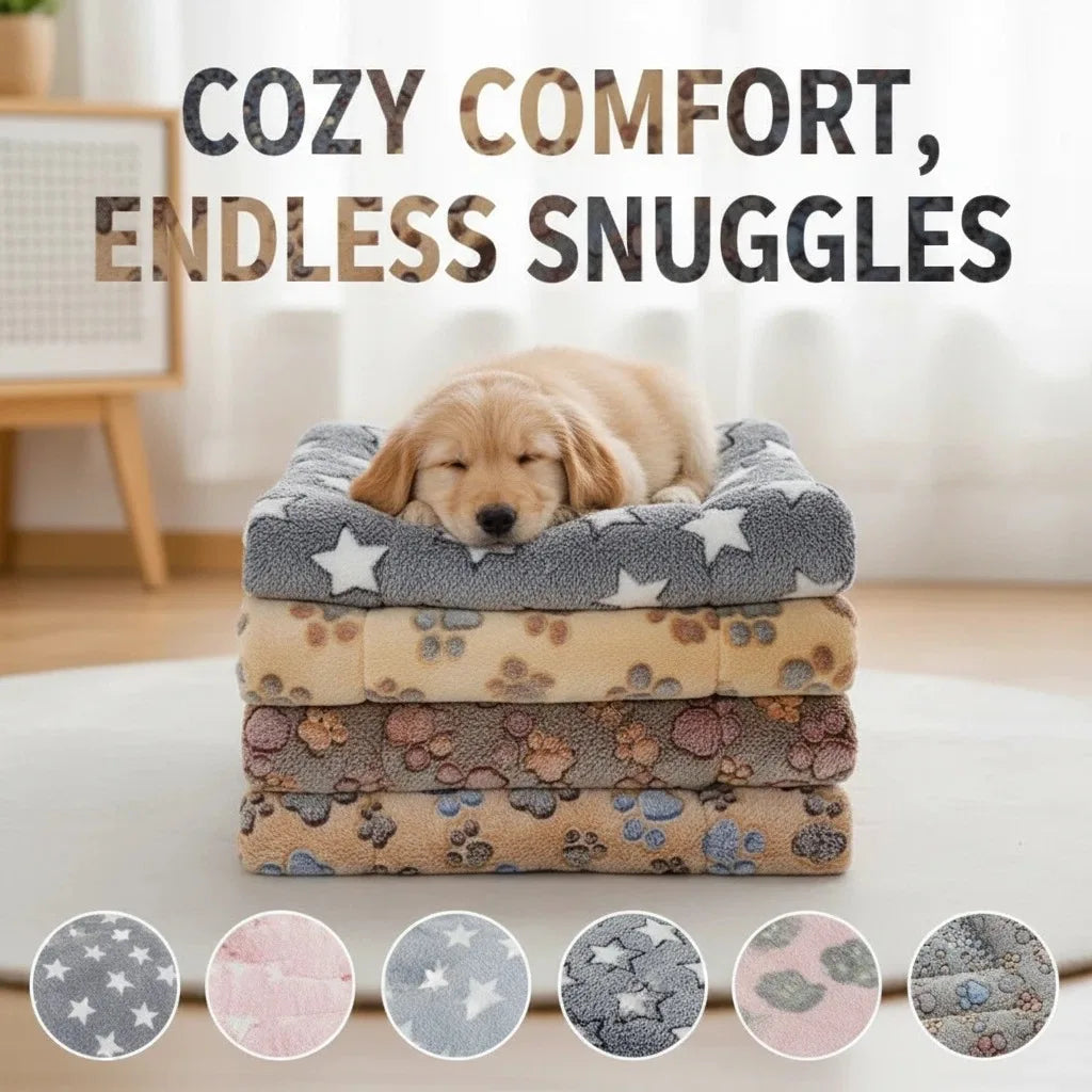 Durable Pet Blanket Plush Dog Sleeping Bed Mats Washable Cat Portable Sofa home travel suitable Warm Soft Flannel relax Towel