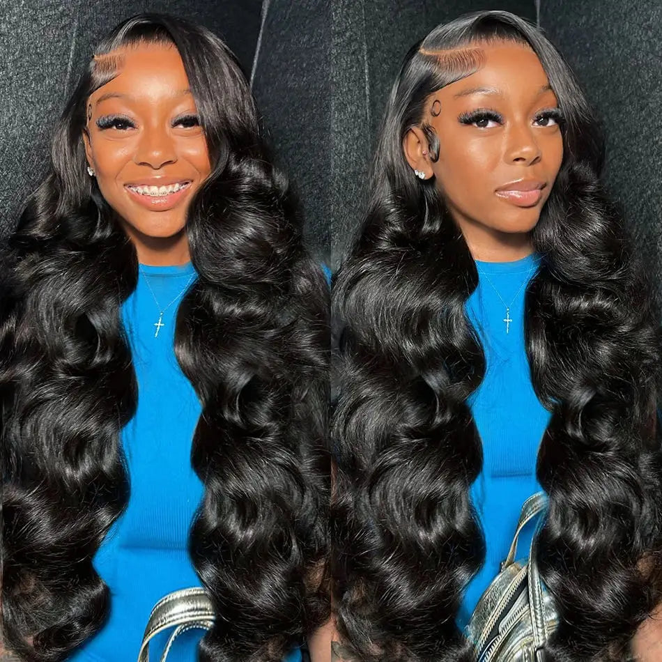 Beliself 13x6 Lace Front Human Hair Wig 250 Density Body Wave Glueless Wig Human Hair 13x6 HD Lace Frontal Wigs for Women