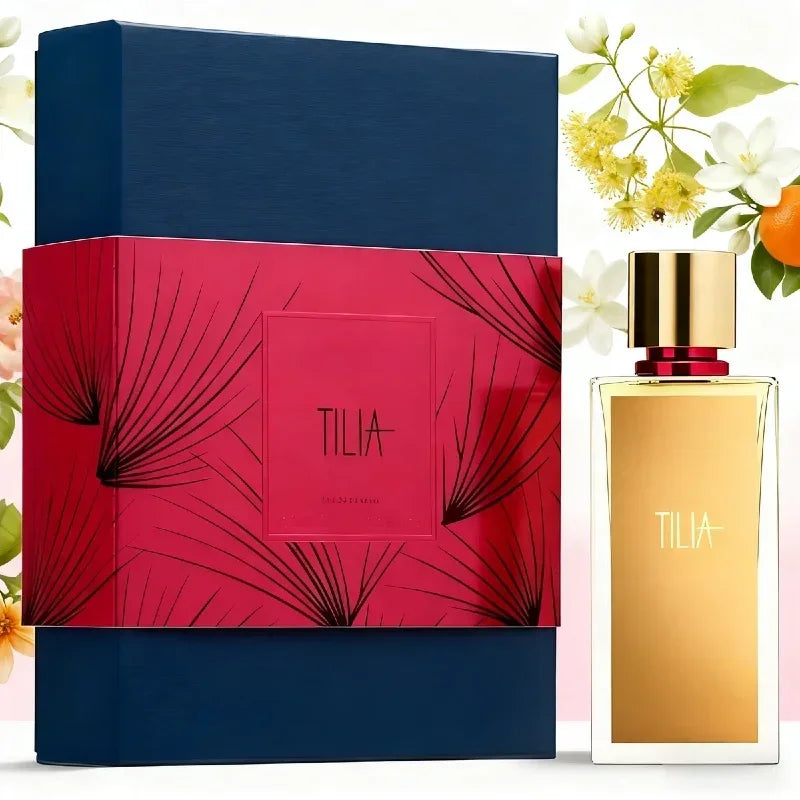 TILIA Perfume 100ml Fresh Green Woody Fragrance Soothing Calming Scent Long Lasting Unisex Cologne for Eau de Toilette Gift Set