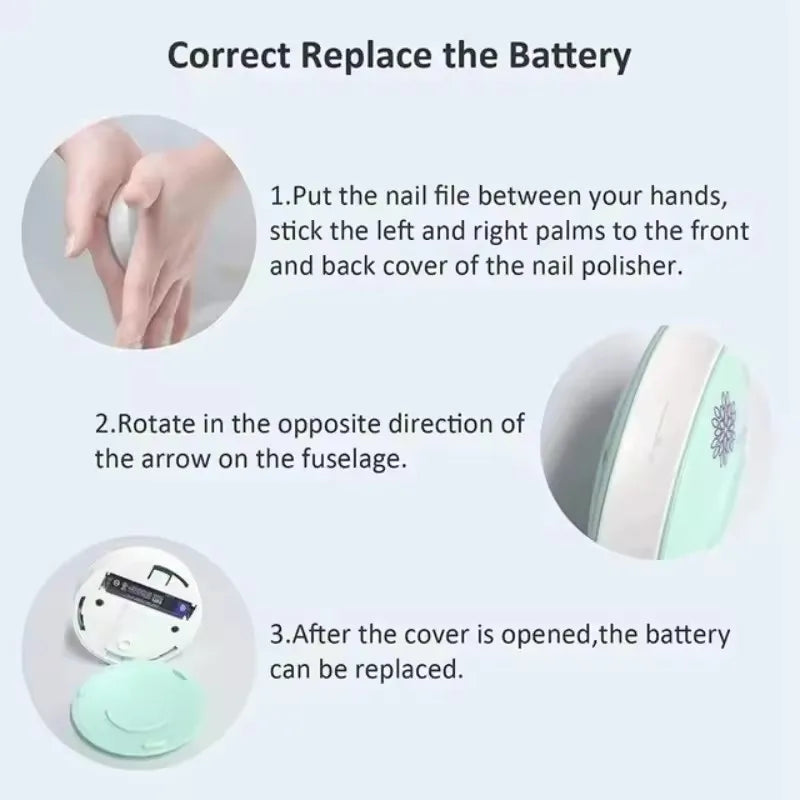 Electric Baby Nail Trimmer Kid Nail Polisher Tool Infant Manicure Scissors Baby Hygiene Kit Baby Nail Clipper Cutter For Newbor