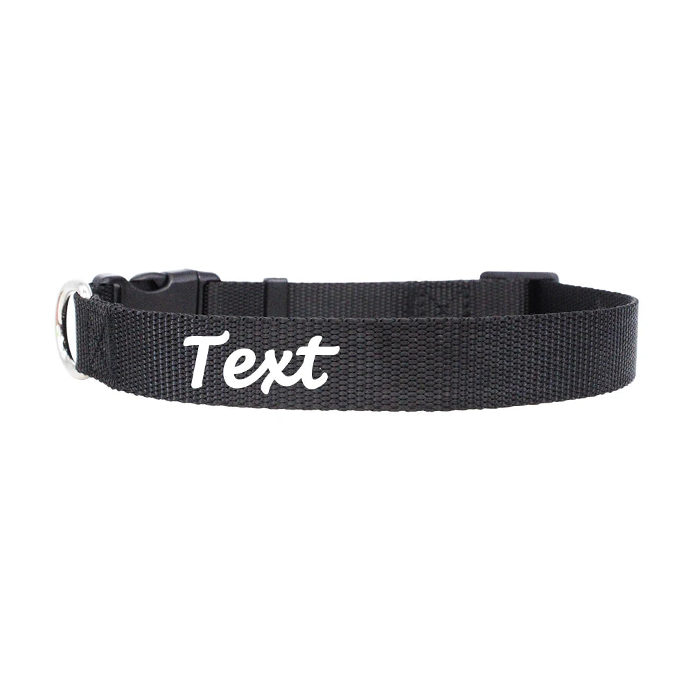 Personalized Customized Nameplate Dog Collar Soft Dogs Collars Free Customized ID Name for Small Medium Dogs Adjustable Colorful