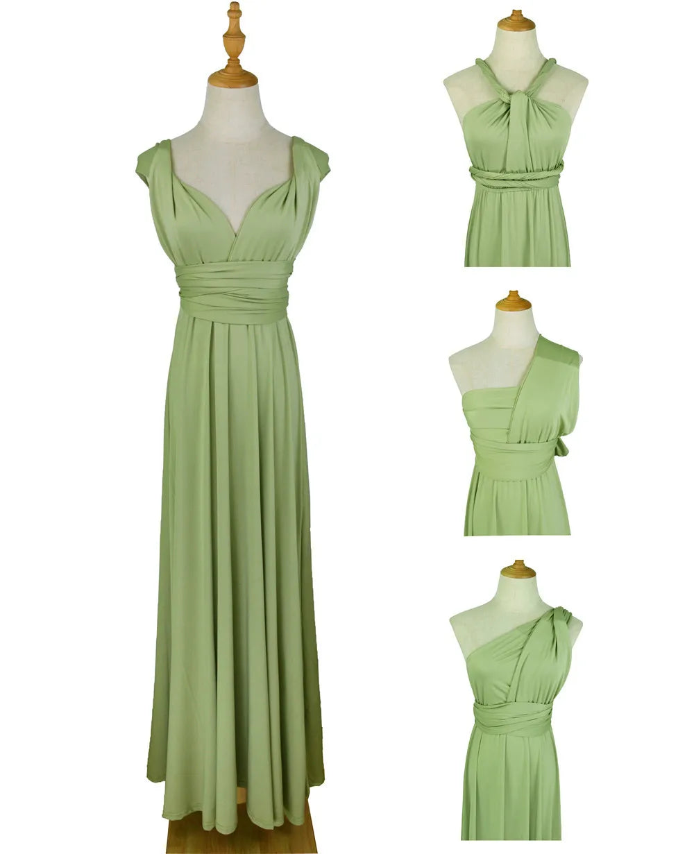 Multiway Maxi Dress Bridesmaid Dress Infinity Cocktail Dress Floor Length Bridesmaid Dress Maxi Dress for Bridesmaid Gifts