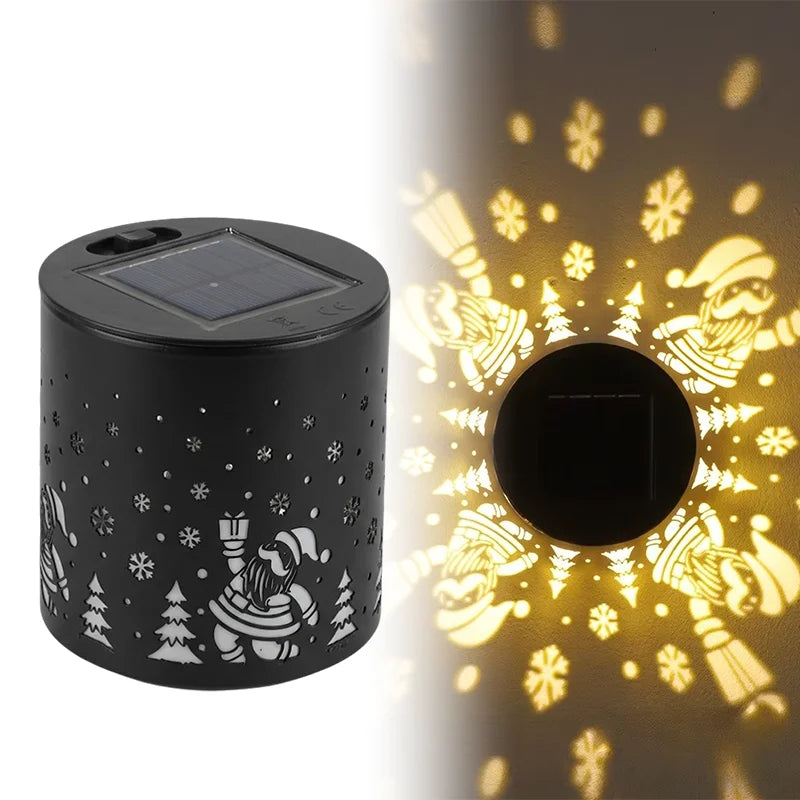 Solar Mandala Wall Lamp Outdoor LED Waterproof Fence Lamp for Garden Lawn Estate Porch Corridor Courtyard Decoration Wall Light