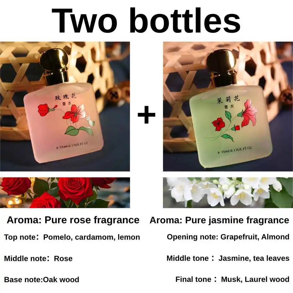 Osmanthus Perfume for Men Women Unisex Long Lasting Fresh Delicate Floral Scent with Rose Jasmine Student Fragrance 35ml Parfum