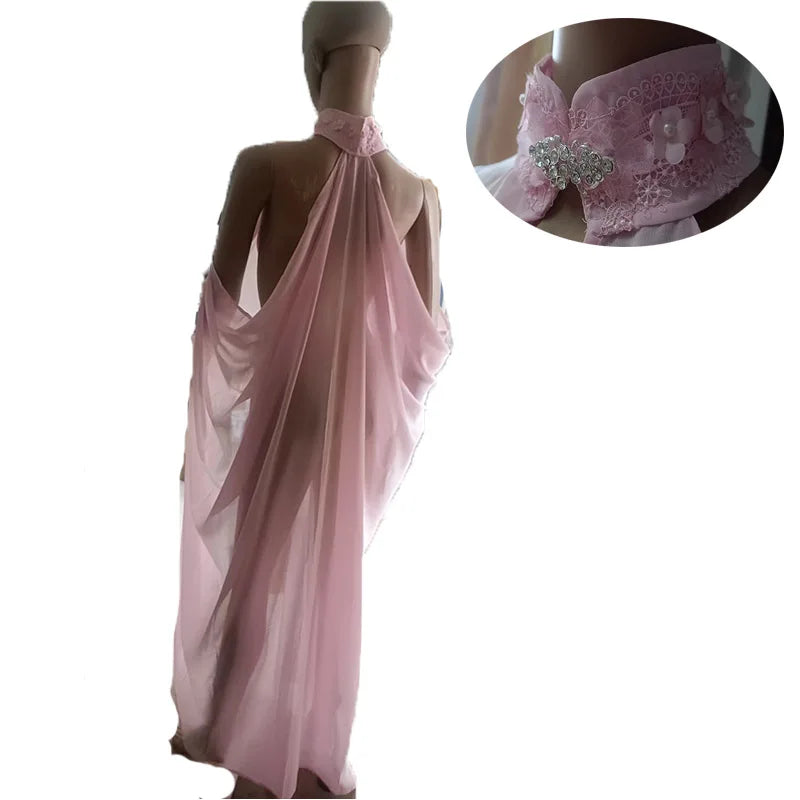 Halloween Costume Women Shawl Cape Cloak Medieval Neck Cape Shawl Cosplay Princess Witch Bride Party Chiffon Light Coat Robe