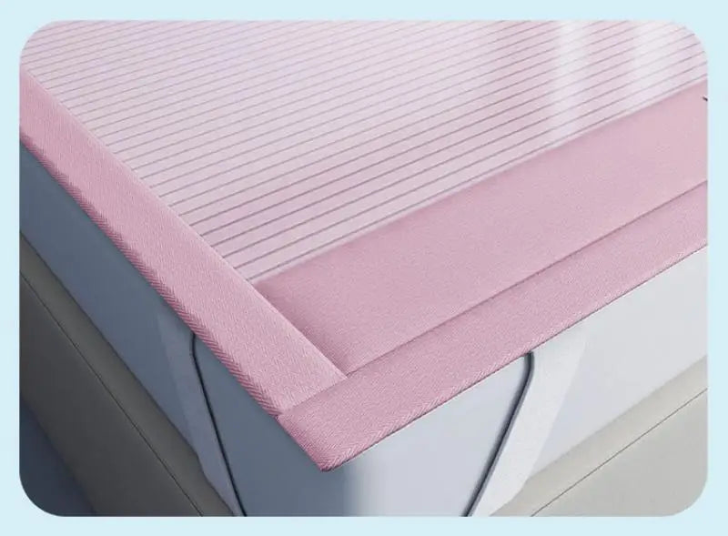New Silky Touch Antibacterial Cooling Mattress Sleeping Naked Skin-friendly Summer Sleeping Mat Solid Color Cushion for Bedding