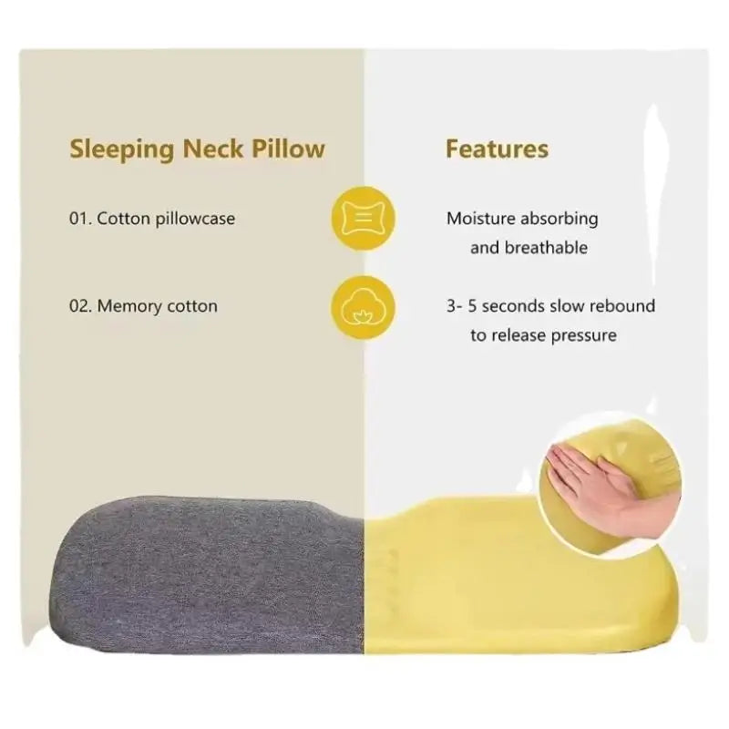 Cervical Pillow Memory Foam Contour Pillow Bed Pillows For Side Sleeper Ergonomic Orthopedic Sleeping Neck Pillow
