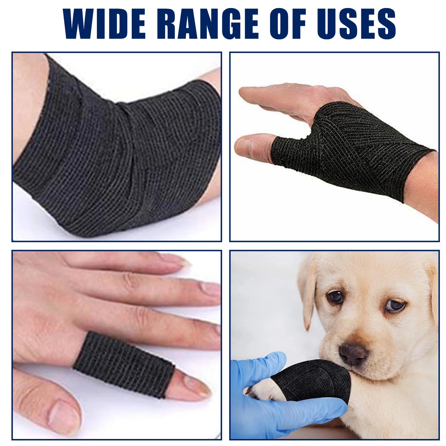 5/10/15/20Pcs Hot Tattoo Grip Bandage High Quality Waterproof Self Adhesive Tattoo Accessories Hot Soft Cotton Tattoo Supplies