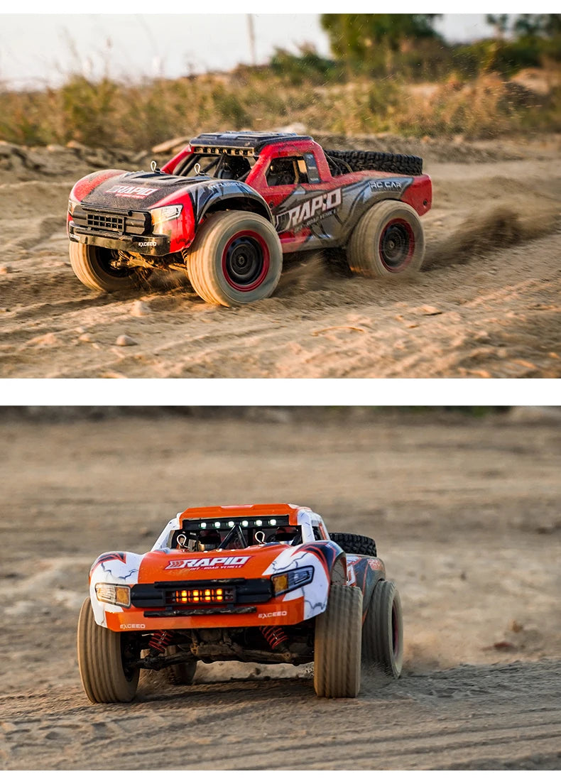 1/14 Q130 RC Car Desert  4WD Off-road Truck 2.4G High Speed Car Racing Drift Remote ControlVehicle Toys For Boys Children