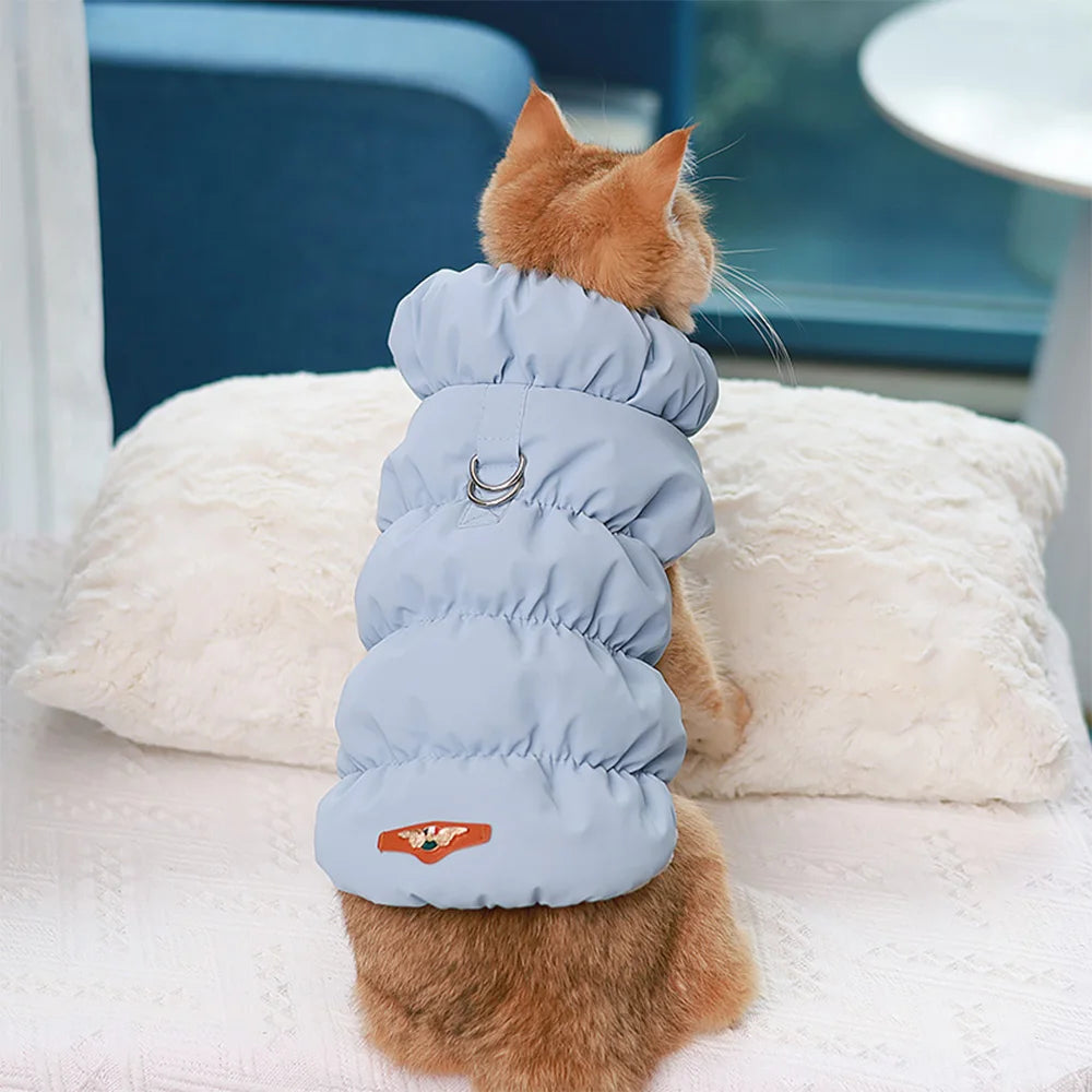 Winter Padded Dog Coat Jacket For Small Medium Dogs Soft Warm Dog Clothes Cute Puppy Vest Pet Outfit
