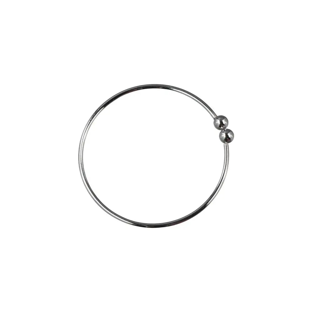 Classic Wholesale Silver Plated Bracelet Mens/Womens Fashion Jewelry Adjustable Bangles