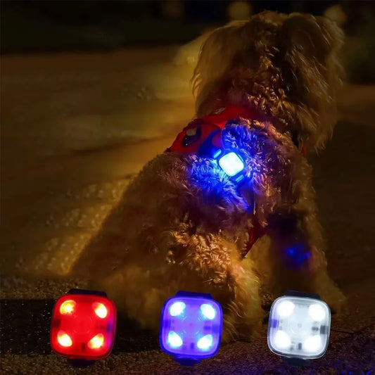 1pc Pet Luminous Pendant, Dog LED Walking Pet Cat Glowing Pendant Safety Luminous Collar Dog USB Rechargeable 3 Modes Flashlight