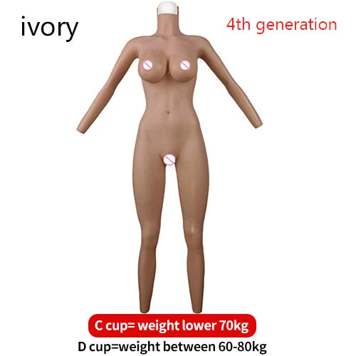 EYUNG Bodysuit Crossdressing Pussy Body Suit Cosplay Silicone Breasts Shemale Full Silicone Bodysuits Sissy Underwear Panties